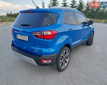 Синий Форд Экоспорт, объемом двигателя 1 л и пробегом 88 тыс. км за 10700 $, фото 8 на Automoto.ua
