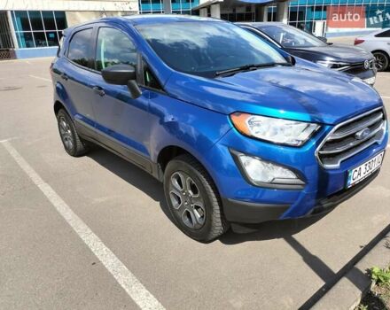Синий Форд Экоспорт, объемом двигателя 2 л и пробегом 61 тыс. км за 14500 $, фото 1 на Automoto.ua
