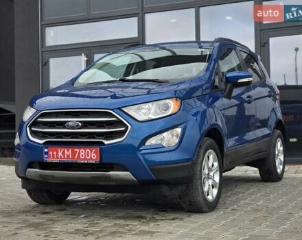 Синий Форд Экоспорт, объемом двигателя 2 л и пробегом 38 тыс. км за 11499 $, фото 3 на Automoto.ua
