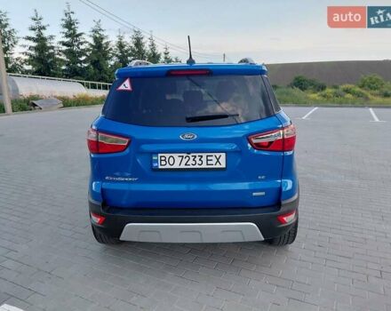 Синий Форд Экоспорт, объемом двигателя 1 л и пробегом 88 тыс. км за 10700 $, фото 7 на Automoto.ua