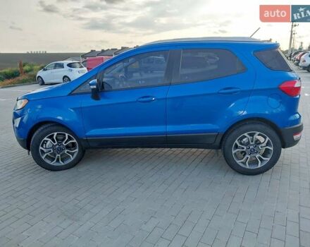 Синий Форд Экоспорт, объемом двигателя 1 л и пробегом 88 тыс. км за 10700 $, фото 4 на Automoto.ua