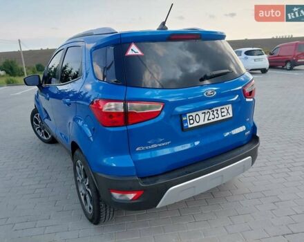 Синий Форд Экоспорт, объемом двигателя 1 л и пробегом 88 тыс. км за 10700 $, фото 6 на Automoto.ua