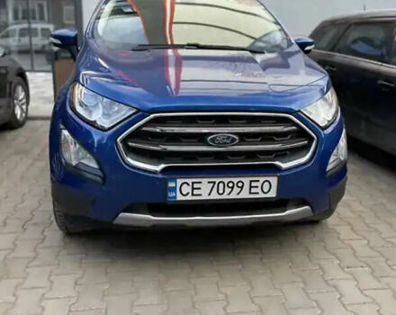 Синий Форд Экоспорт, объемом двигателя 2 л и пробегом 104 тыс. км за 12000 $, фото 2 на Automoto.ua