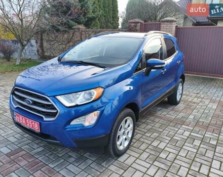 Синий Форд Экоспорт, объемом двигателя 2 л и пробегом 69 тыс. км за 12900 $, фото 1 на Automoto.ua