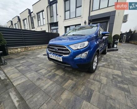 Синий Форд Экоспорт, объемом двигателя 2 л и пробегом 62 тыс. км за 13800 $, фото 1 на Automoto.ua