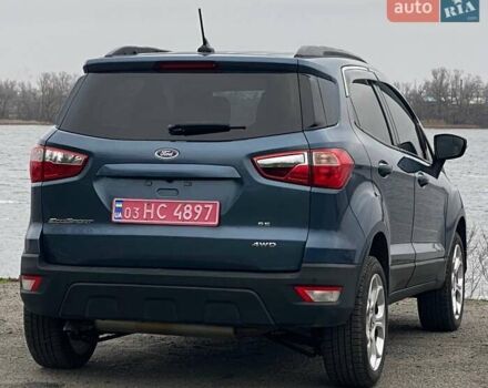 Синий Форд Экоспорт, объемом двигателя 2 л и пробегом 90 тыс. км за 13600 $, фото 4 на Automoto.ua