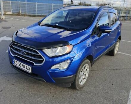 Синий Форд Экоспорт, объемом двигателя 2 л и пробегом 129 тыс. км за 12700 $, фото 1 на Automoto.ua