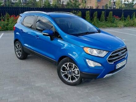 Синий Форд Экоспорт, объемом двигателя 1 л и пробегом 88 тыс. км за 10700 $, фото 1 на Automoto.ua