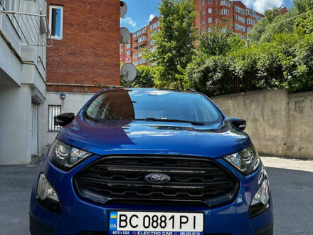 Синий Форд Экоспорт, объемом двигателя 2 л и пробегом 39 тыс. км за 14800 $, фото 1 на Automoto.ua