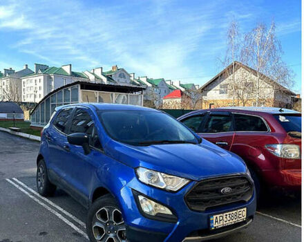 Синий Форд Экоспорт, объемом двигателя 1 л и пробегом 340 тыс. км за 14500 $, фото 1 на Automoto.ua