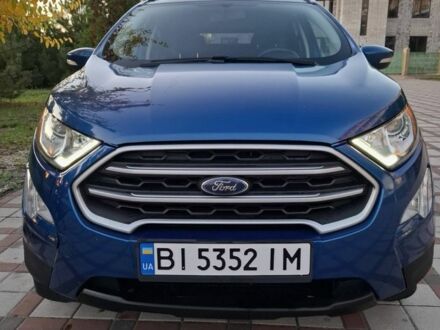 Синий Форд Экоспорт, объемом двигателя 2 л и пробегом 65 тыс. км за 13000 $, фото 1 на Automoto.ua
