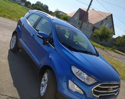 Синий Форд Экоспорт, объемом двигателя 1 л и пробегом 23 тыс. км за 19500 $, фото 1 на Automoto.ua