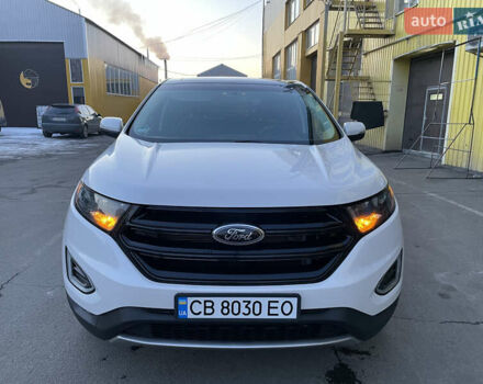 Белый Форд Эдж, объемом двигателя 3.5 л и пробегом 161 тыс. км за 17900 $, фото 1 на Automoto.ua