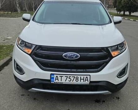 Білий Форд Едж, об'ємом двигуна 2 л та пробігом 117 тис. км за 17100 $, фото 1 на Automoto.ua