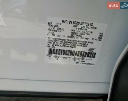Белый Форд Эдж, объемом двигателя 2 л и пробегом 52 тыс. км за 11955 $, фото 12 на Automoto.ua