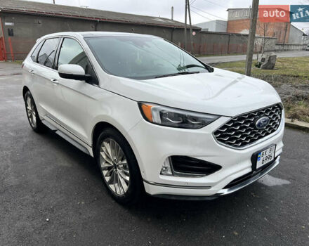 Белый Форд Эдж, объемом двигателя 2 л и пробегом 59 тыс. км за 21400 $, фото 1 на Automoto.ua