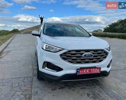 Белый Форд Эдж, объемом двигателя 2 л и пробегом 123 тыс. км за 19900 $, фото 1 на Automoto.ua