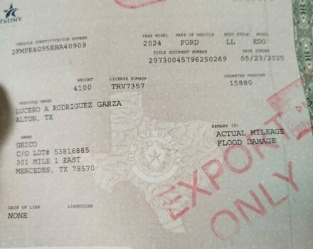 Белый Форд Эдж, объемом двигателя 0 л и пробегом 26 тыс. км за 19500 $, фото 21 на Automoto.ua