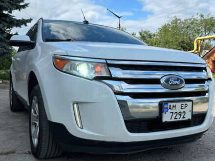 Белый Форд Эдж, объемом двигателя 3.5 л и пробегом 260 тыс. км за 11500 $, фото 1 на Automoto.ua