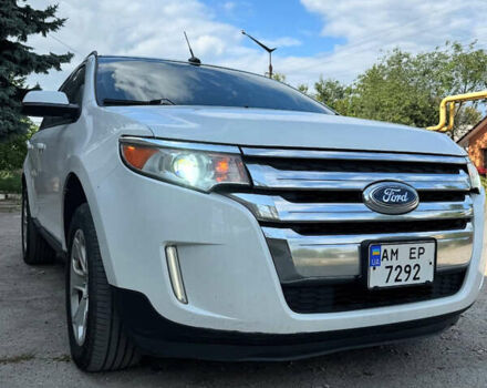 Белый Форд Эдж, объемом двигателя 3.5 л и пробегом 260 тыс. км за 11500 $, фото 1 на Automoto.ua