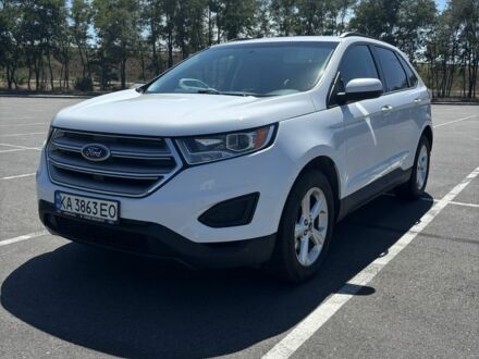 Форд Эдж 2015 в Днепре (Днепропетровске) на Automoto.ua Белый Форд Эдж, объемом двигателя 2 л и пробегом 186 тыс. км за 12500 $, фото 1 на Automoto.ua