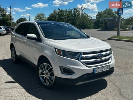 Белый Форд Эдж, объемом двигателя 2 л и пробегом 154 тыс. км за 16990 $, фото 1 на Automoto.ua