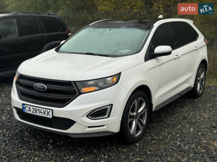 Форд Эдж 2015 в Умани на Automoto.ua Белый Форд Эдж, объемом двигателя 2 л и пробегом 170 тыс. км за 14500 $, фото 1 на Automoto.ua