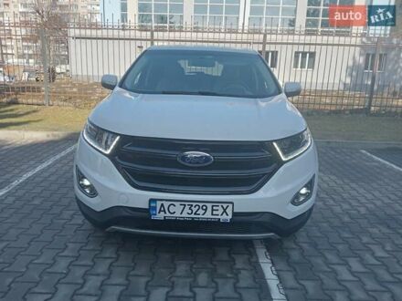 Форд Эдж 2016 в Луцке на Automoto.ua Белый Форд Эдж, объемом двигателя 2 л и пробегом 136 тыс. км за 15500 $, фото 1 на Automoto.ua