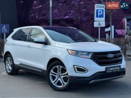 Белый Форд Эдж, объемом двигателя 2 л и пробегом 123 тыс. км за 15990 $, фото 1 на Automoto.ua