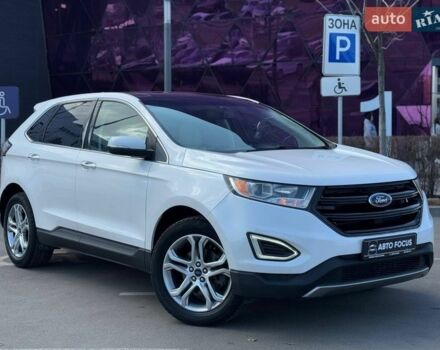 Белый Форд Эдж, объемом двигателя 2 л и пробегом 123 тыс. км за 15990 $, фото 1 на Automoto.ua