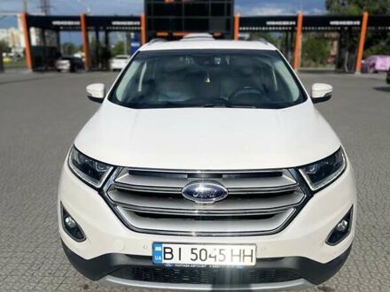 Форд Эдж 2016 в Полтаве на Automoto.ua Белый Форд Эдж, объемом двигателя 2 л и пробегом 108 тыс. км за 23750 $, фото 1 на Automoto.ua