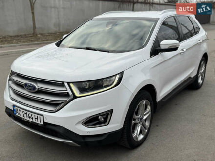 Форд Эдж 2016 в Киеве на Automoto.ua Белый Форд Эдж, объемом двигателя 2 л и пробегом 210 тыс. км за 21000 $, фото 1 на Automoto.ua