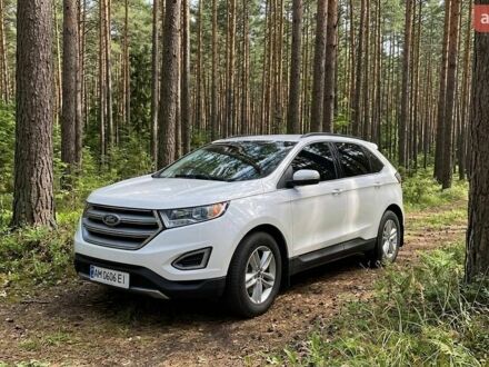Білий Форд Едж, об'ємом двигуна 2 л та пробігом 170 тис. км за 15600 $, фото 1 на Automoto.ua