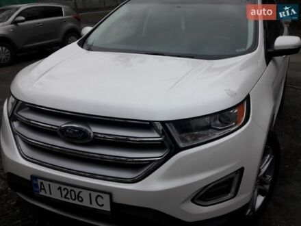 Белый Форд Эдж, объемом двигателя 2 л и пробегом 119 тыс. км за 17900 $, фото 1 на Automoto.ua