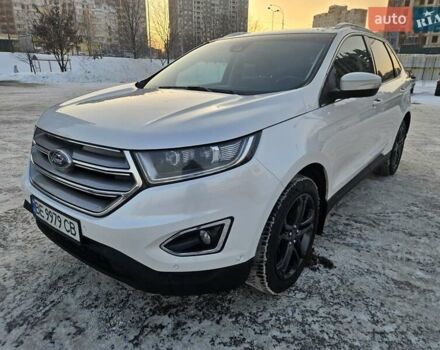 Белый Форд Эдж, объемом двигателя 2 л и пробегом 124 тыс. км за 22000 $, фото 1 на Automoto.ua