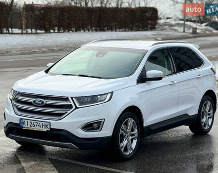 Белый Форд Эдж, объемом двигателя 2 л и пробегом 184 тыс. км за 16900 $, фото 1 на Automoto.ua