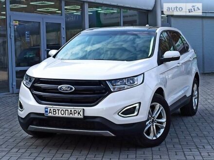 Форд Эдж 2017 в Днепре (Днепропетровске) на Automoto.ua Белый Форд Эдж, объемом двигателя 3.5 л и пробегом 156 тыс. км за 20950 $, фото 1 на Automoto.ua