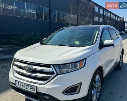 Белый Форд Эдж, объемом двигателя 3.5 л и пробегом 158 тыс. км за 21000 $, фото 1 на Automoto.ua