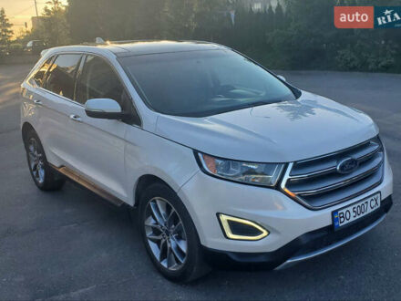 Форд Эдж 2017 в Тернополе на Automoto.ua Белый Форд Эдж, объемом двигателя 2 л и пробегом 95 тыс. км за 17200 $, фото 1 на Automoto.ua