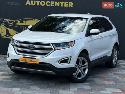 Форд Эдж 2017 в Киеве на Automoto.ua Белый Форд Эдж, объемом двигателя 2 л и пробегом 163 тыс. км за 20300 $, фото 1 на Automoto.ua