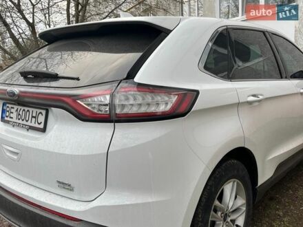 Білий Форд Едж, об'ємом двигуна 2 л та пробігом 75 тис. км за 18400 $, фото 1 на Automoto.ua