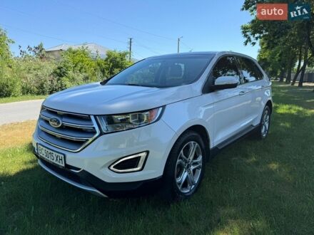 Белый Форд Эдж, объемом двигателя 2 л и пробегом 168 тыс. км за 15500 $, фото 1 на Automoto.ua