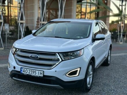Белый Форд Эдж, объемом двигателя 2 л и пробегом 128 тыс. км за 14485 $, фото 1 на Automoto.ua