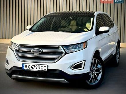 Форд Едж 2018 у Харкові на Automoto.ua Білий Форд Едж, об'ємом двигуна 3.5 л та пробігом 63 тис. км за 23500 $, фото 1 на Automoto.ua