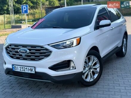 Білий Форд Едж, об'ємом двигуна 2 л та пробігом 95 тис. км за 18900 $, фото 1 на Automoto.ua