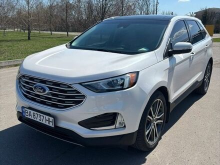 Білий Форд Едж, об'ємом двигуна 2 л та пробігом 48 тис. км за 24300 $, фото 1 на Automoto.ua