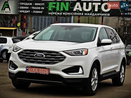 Білий Форд Едж, об'ємом двигуна 2 л та пробігом 125 тис. км за 21000 $, фото 1 на Automoto.ua