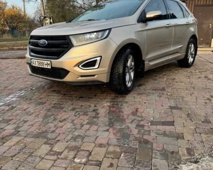 Бежевий Форд Едж, об'ємом двигуна 2 л та пробігом 146 тис. км за 19200 $, фото 1 на Automoto.ua