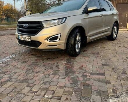 Бежевый Форд Эдж, объемом двигателя 2 л и пробегом 146 тыс. км за 19200 $, фото 1 на Automoto.ua