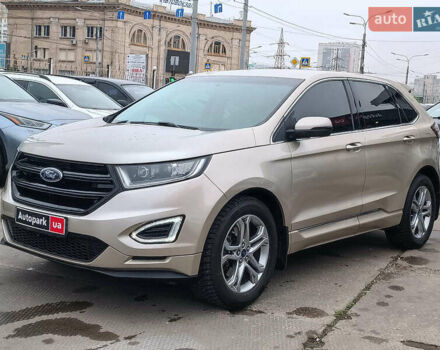 Бежевый Форд Эдж, объемом двигателя 2 л и пробегом 146 тыс. км за 19690 $, фото 2 на Automoto.ua